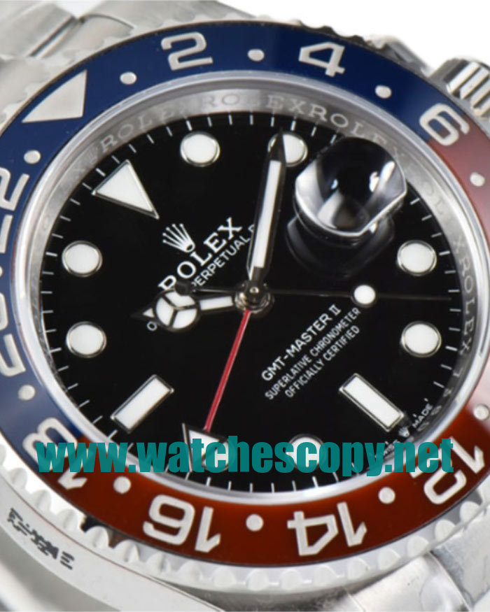 UK Swiss Made Replica Rolex GMT-Master II 126710BLRO C Factory Stainless Steel Black Dial Swiss 2836-2