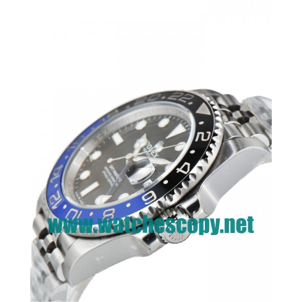 UK Swiss Movement Replica Rolex GMT-Master II 126710BLNR C Factory Stainless Steel Black Dial Swiss 3186 Watches