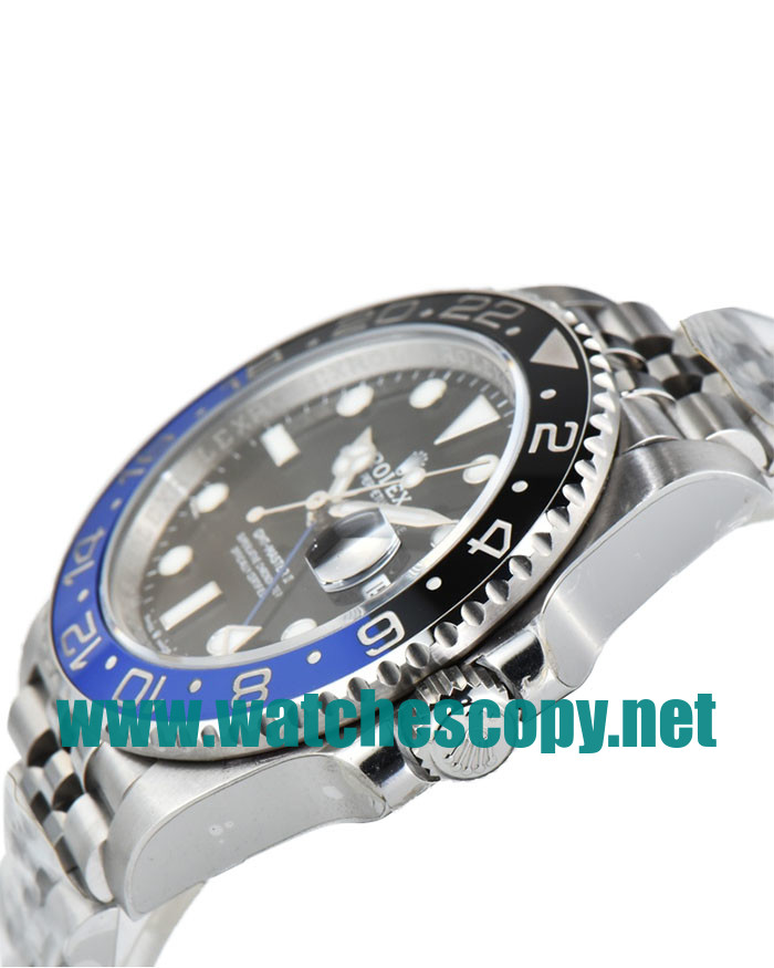 UK Swiss Movement Replica Rolex GMT-Master II 126710BLNR C Factory Stainless Steel Black Dial Swiss 3186 Watches