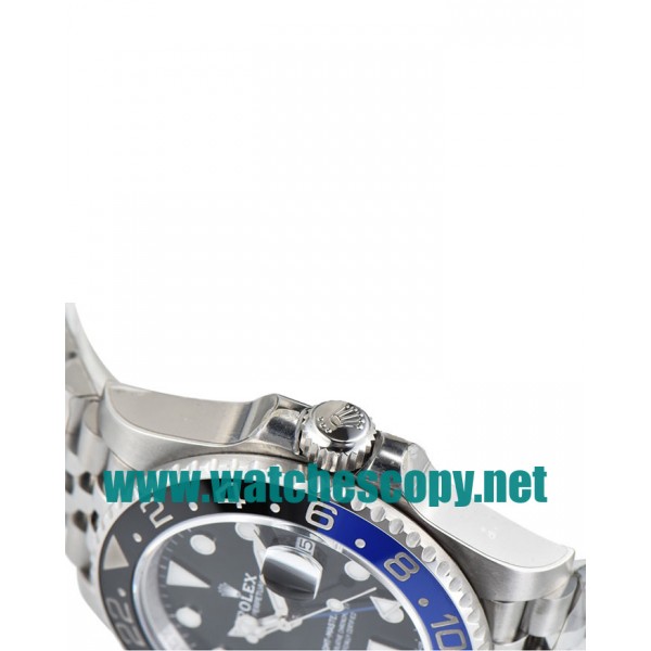 UK Swiss Movement Replica Rolex GMT-Master II 126710BLNR C Factory Stainless Steel Black Dial Swiss 3186 Watches