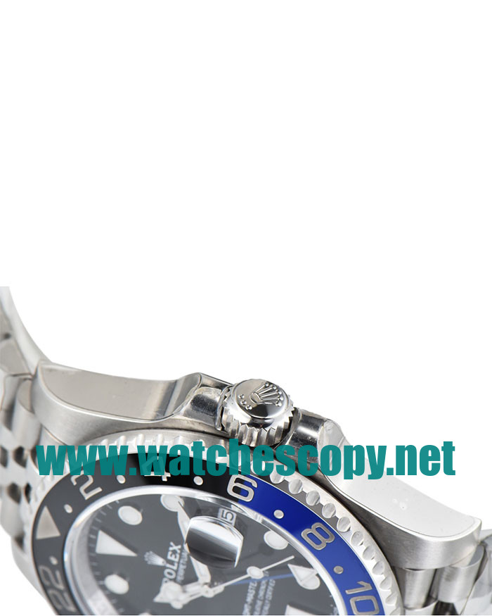 UK Swiss Movement Replica Rolex GMT-Master II 126710BLNR C Factory Stainless Steel Black Dial Swiss 3186 Watches