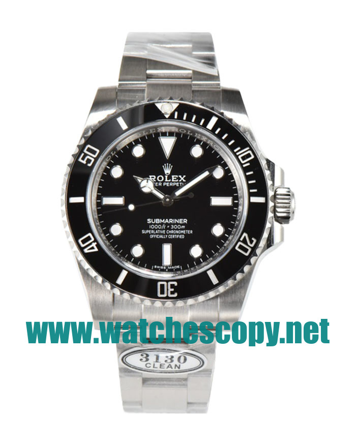 UK Top Quality Replica Rolex Submariner 114060 C Factory Stainless Steel Black Dial Swiss 3130 Watches