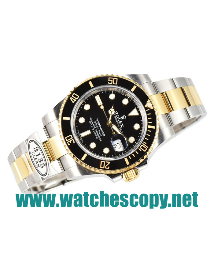UK Swiss Made Replica Rolex Submariner 116613LN C Factory Stainless Steel & Gold Black Dial Swiss 3135