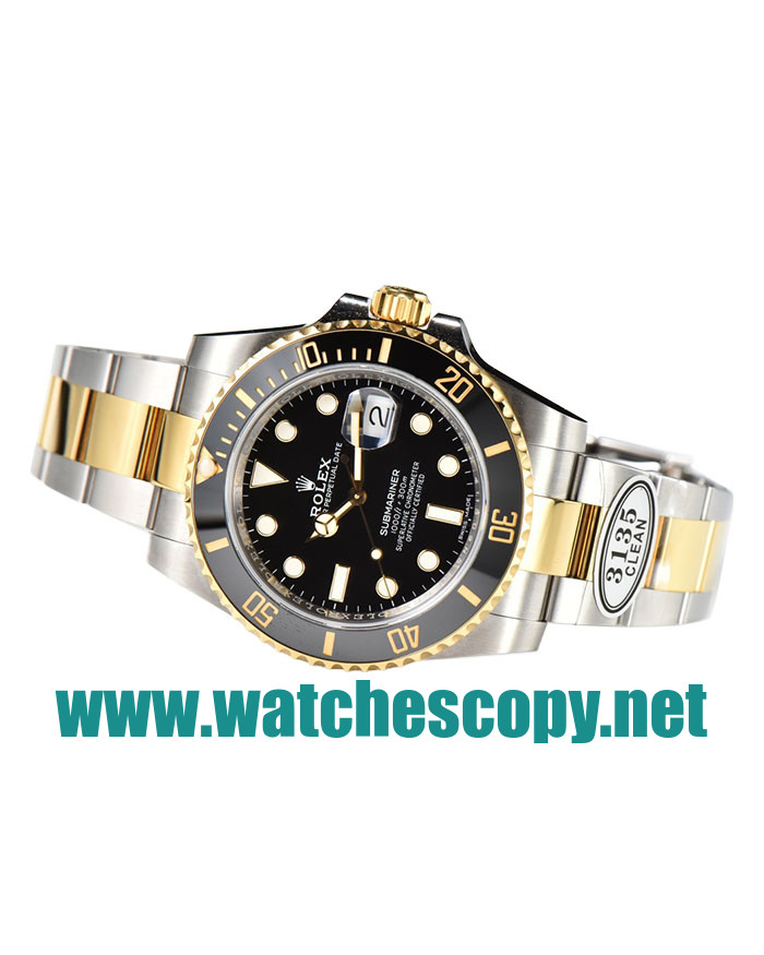 UK Swiss Made Replica Rolex Submariner 116613LN C Factory Stainless Steel & Gold Black Dial Swiss 3135