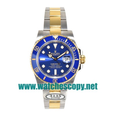 UK Best Quality Replica Rolex Submariner 116613LB C Factory Stainless Steel & Gold Blue Dial Swiss 3135 Watches