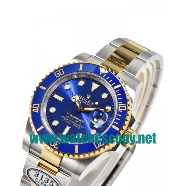 UK Best Quality Replica Rolex Submariner 116613LB C Factory Stainless Steel & Gold Blue Dial Swiss 3135 Watches