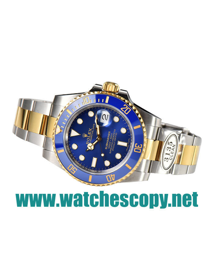 UK Best Quality Replica Rolex Submariner 116613LB C Factory Stainless Steel & Gold Blue Dial Swiss 3135 Watches