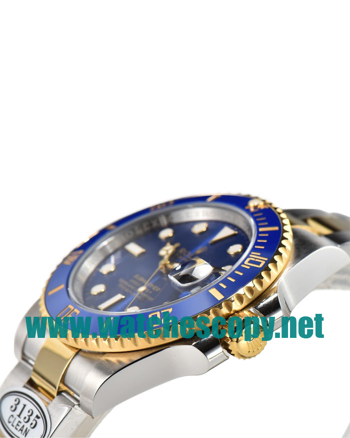 UK Best Quality Replica Rolex Submariner 116613LB C Factory Stainless Steel & Gold Blue Dial Swiss 3135 Watches