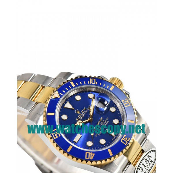 UK Best Quality Replica Rolex Submariner 116613LB C Factory Stainless Steel & Gold Blue Dial Swiss 3135 Watches