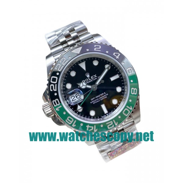 UK High Qualkity Replica Rolex GMT-Master II 126720VTNR C Factory Stainless Steel Black Dial Swiss 3186 Watches