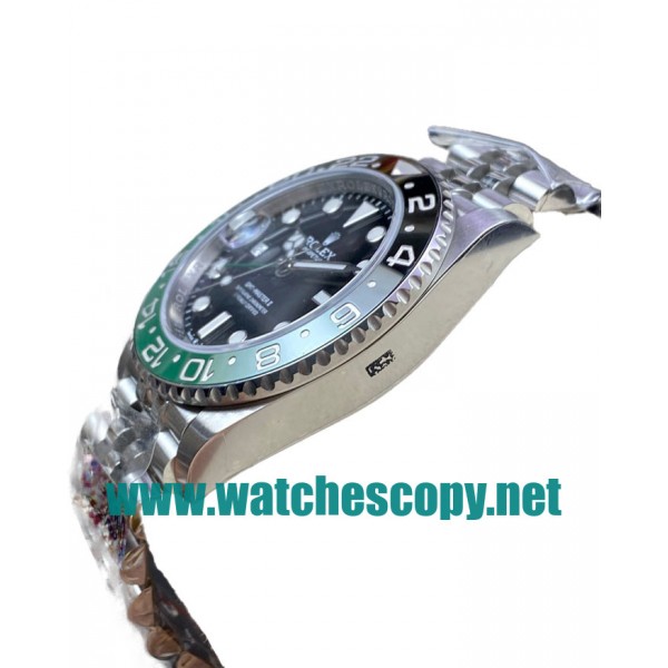 UK High Qualkity Replica Rolex GMT-Master II 126720VTNR C Factory Stainless Steel Black Dial Swiss 3186 Watches