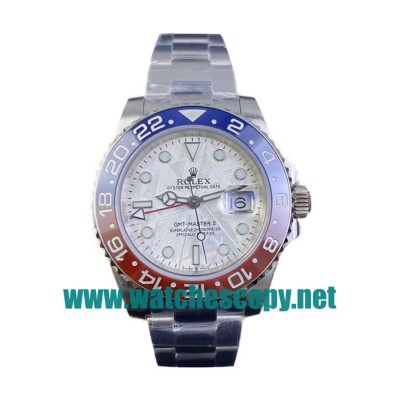 UK Swiss Movement Replica Rolex GMT-Master II 126719BLRO C Factory Stainless Steel Meteorite Dial Swiss 3186 Watches