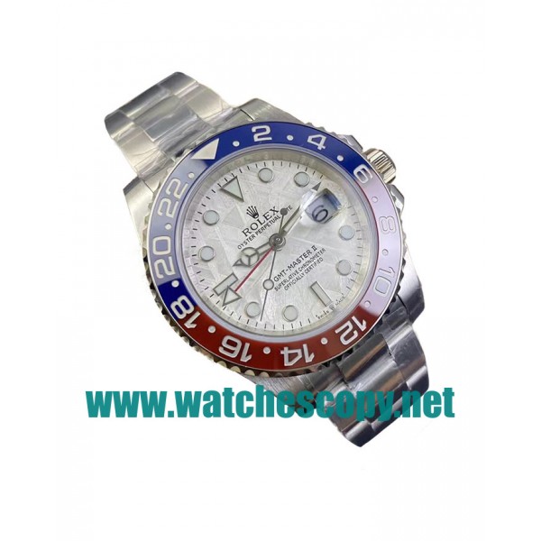 UK Swiss Movement Replica Rolex GMT-Master II 126719BLRO C Factory Stainless Steel Meteorite Dial Swiss 3186 Watches