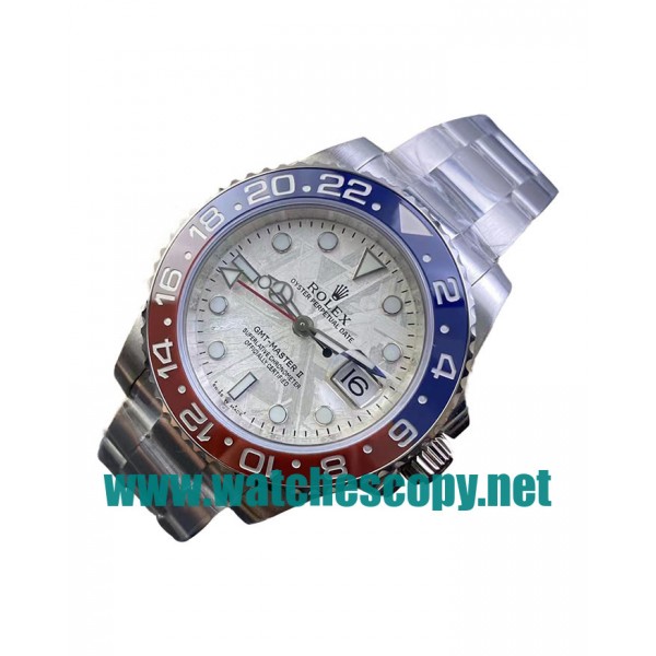 UK Swiss Movement Replica Rolex GMT-Master II 126719BLRO C Factory Stainless Steel Meteorite Dial Swiss 3186 Watches
