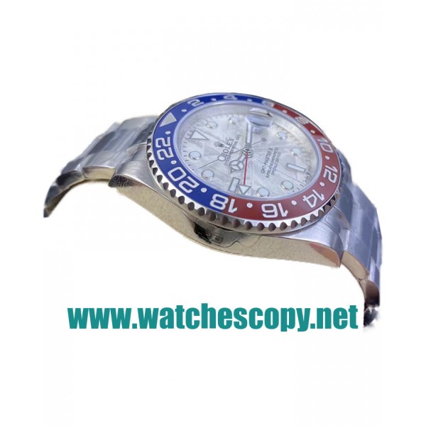 UK Swiss Movement Replica Rolex GMT-Master II 126719BLRO C Factory Stainless Steel Meteorite Dial Swiss 3186 Watches
