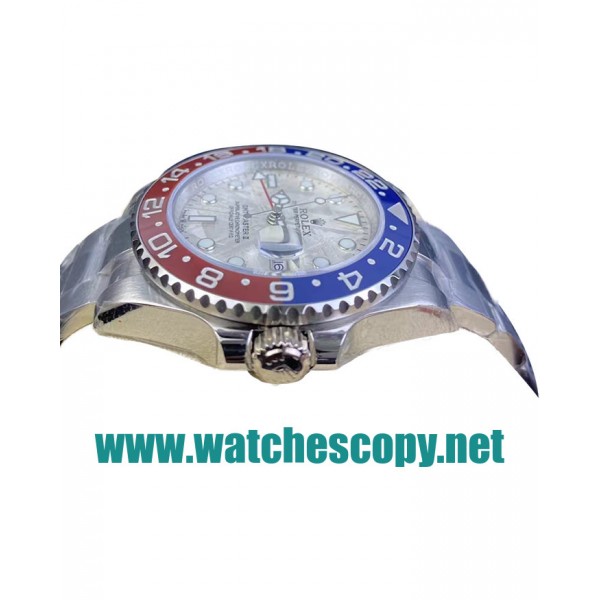 UK Swiss Movement Replica Rolex GMT-Master II 126719BLRO C Factory Stainless Steel Meteorite Dial Swiss 3186 Watches