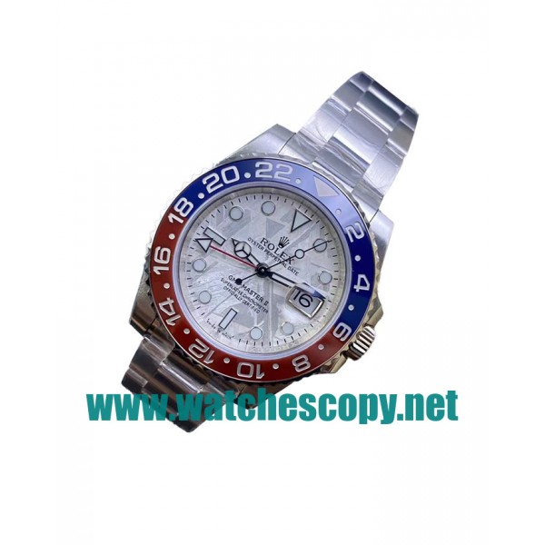 UK Swiss Movement Replica Rolex GMT-Master II 126719BLRO C Factory Stainless Steel Meteorite Dial Swiss 3186 Watches