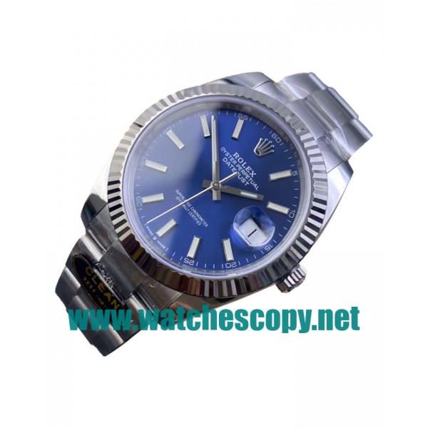 UK Top Replica Rolex Datejust 126334 C Factory Stainless Steel Blue Dial Swiss 3235 Watches For Sale