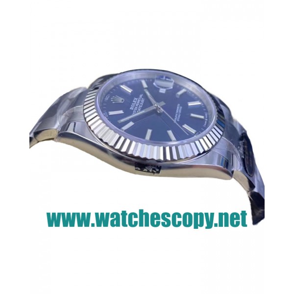 UK Top Replica Rolex Datejust 126334 C Factory Stainless Steel Blue Dial Swiss 3235 Watches For Sale