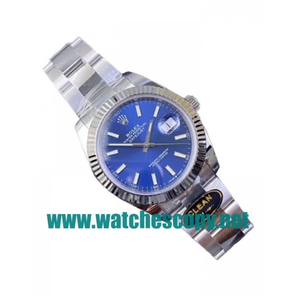 UK Top Replica Rolex Datejust 126334 C Factory Stainless Steel Blue Dial Swiss 3235 Watches For Sale