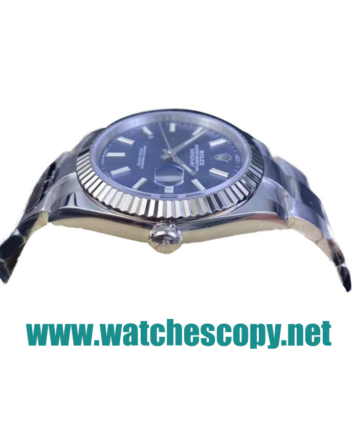 UK Top Replica Rolex Datejust 126334 C Factory Stainless Steel Blue Dial Swiss 3235 Watches For Sale