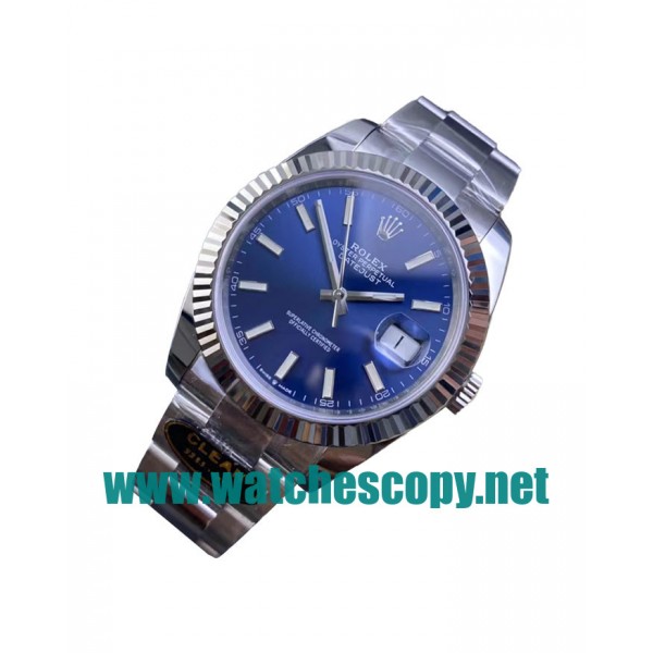 UK Top Replica Rolex Datejust 126334 C Factory Stainless Steel Blue Dial Swiss 3235 Watches For Sale
