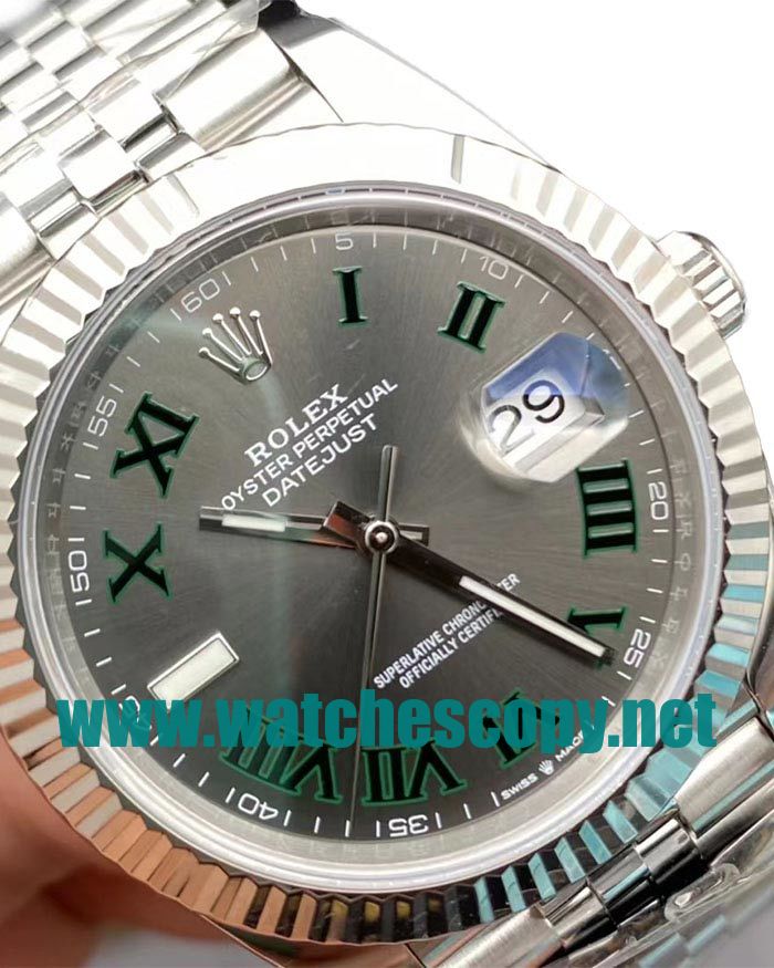 UK High Quality Replica Rolex Datejust 126334 C Factory Stainless Steel Grey Dial Swiss 3235