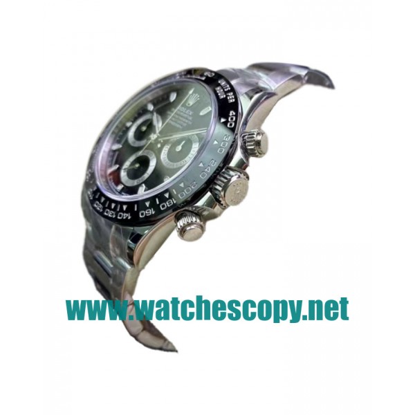 UK Swiss Made Replica Rolex Daytona 116500LN C Factory Stainless Steel Black Dial Swiss 4130 Watches For Sale