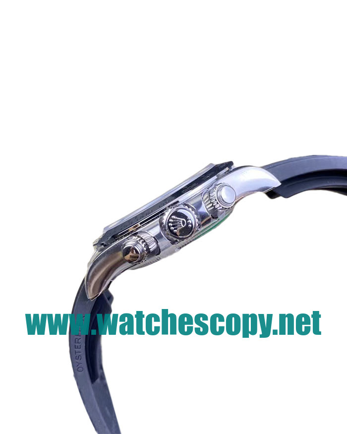 UK Perfect Replica Rolex Daytona 116519 C Factory Stainless Steel Gray Dial Swiss 4130 For Sale