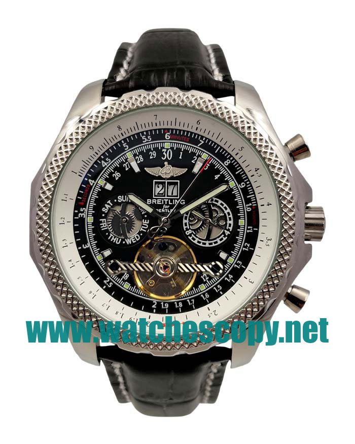 UK Best 1:1 Fake Breitling Bentley Mulliner Tourbillon With Black Dials For Men