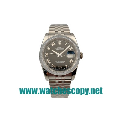 Swiss Movement Replica Rolex Datejust 116234 Watches With Steel Cases For Sale