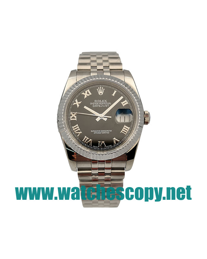 Swiss Movement Replica Rolex Datejust 116234 Watches With Steel Cases For Sale