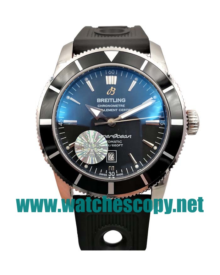 UK AAA Quality Breitling Superocean Heritage A17321 Fake Watches With Black Dials For Sale