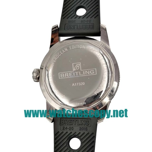 UK AAA Quality Breitling Superocean Heritage A17321 Fake Watches With Black Dials For Sale