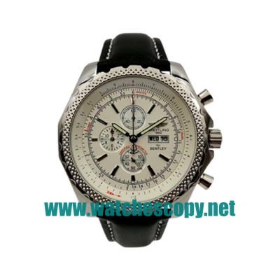 UK Cheap Breitling Bentley GT A13362 Replica Watches With Silver Dials For Men