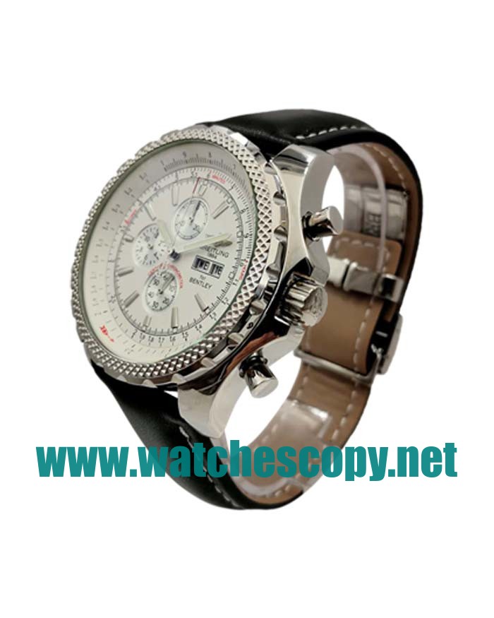 UK Cheap Breitling Bentley GT A13362 Replica Watches With Silver Dials For Men
