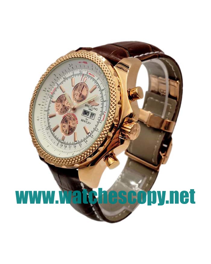 UK Best Quality Breitling Bentley GT A13362 Replica Watches With White Dials For Men