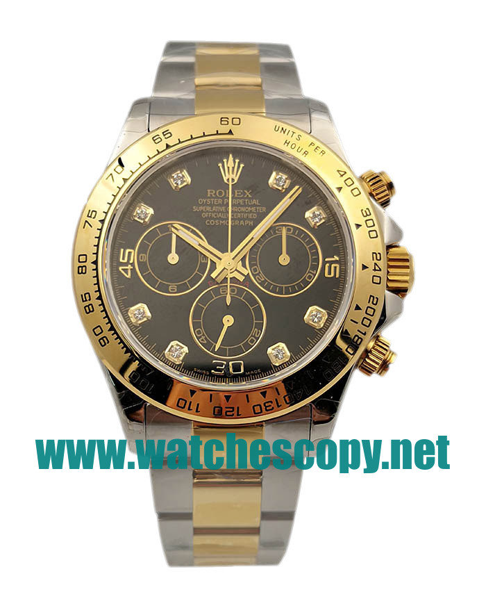 UK Perfect Replica Rolex Daytona 116503 Watches With Black Dials For Men