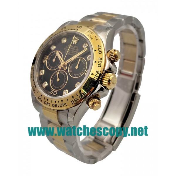 UK Perfect Replica Rolex Daytona 116503 Watches With Black Dials For Men