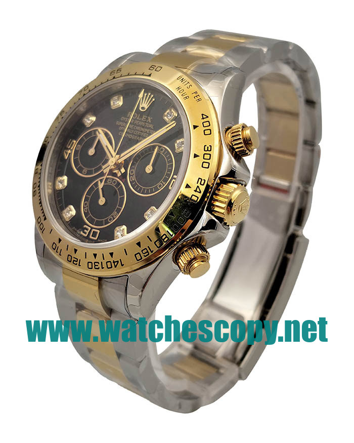 UK Perfect Replica Rolex Daytona 116503 Watches With Black Dials For Men