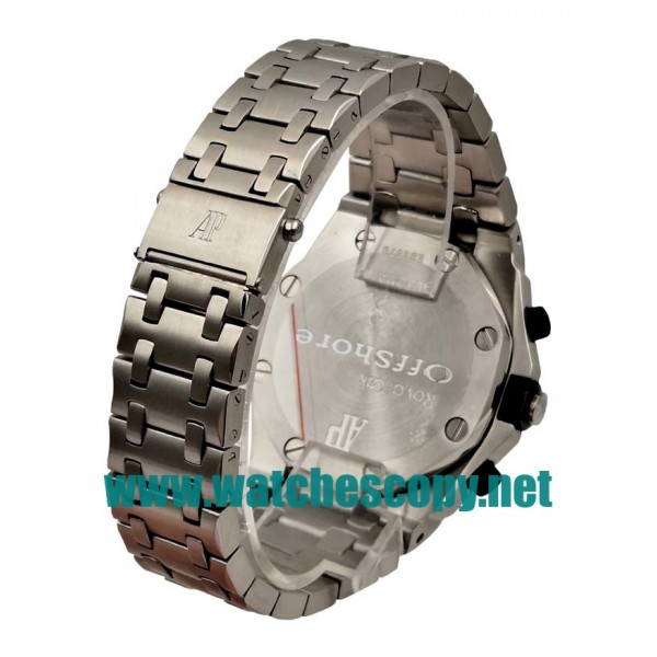 UK 42 MM Cheap Audemars Piguet Royal Oak Offshore 26170ST.OO.1000ST.08 Fake Watches With Black Dials For Sale