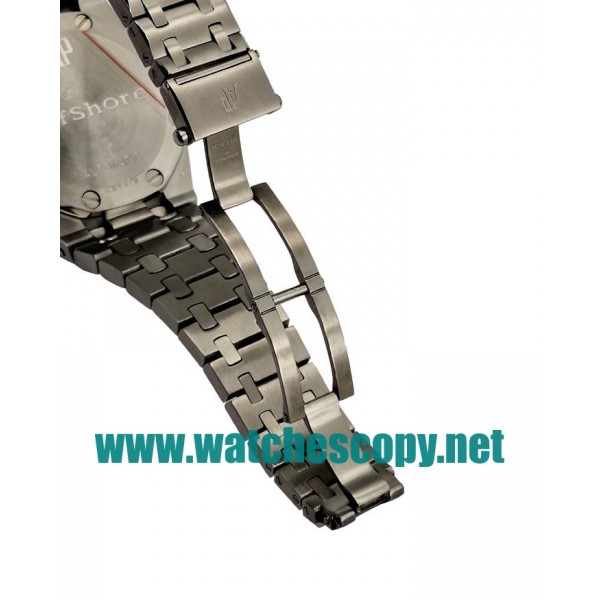 UK 42 MM Cheap Audemars Piguet Royal Oak Offshore 26170ST.OO.1000ST.08 Fake Watches With Black Dials For Sale