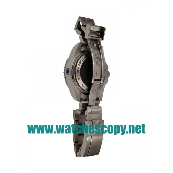 UK 44 MM Cheap Rolex Sea-Dweller Deepsea 116660 Fake Watches With Black Dials For Sale