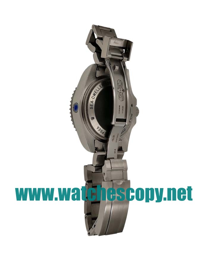UK 44 MM Cheap Rolex Sea-Dweller Deepsea 116660 Fake Watches With Black Dials For Sale