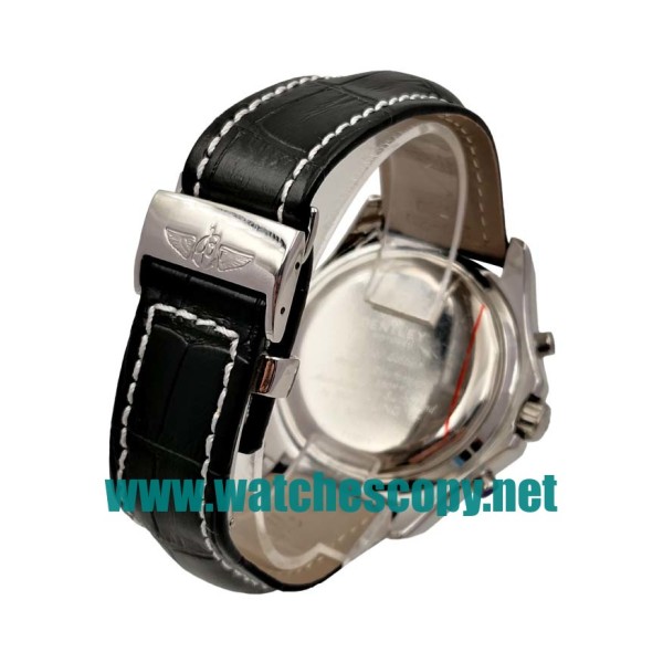 UK AAA Quality Breitling Bentley Tourbillon Replica Watches With Black Dials For Men