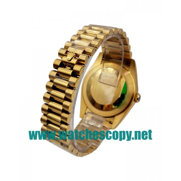 UK Perfect Replica Rolex Day-Date II Watches With Yellow Gold Cases For Sale