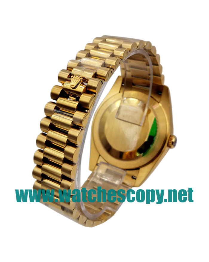 UK Perfect Replica Rolex Day-Date II Watches With Yellow Gold Cases For Sale
