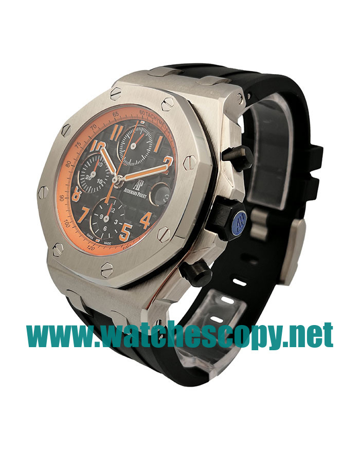 UK 42 MM Cheap Audemars Piguet Royal Oak Offshore 26170ST Fake Watches With Black Dials For Sale