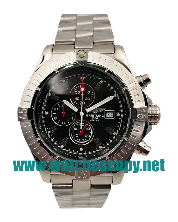 UK Luxury Breitling Avenger A13370 Replica Watches With Black Dials For Men
