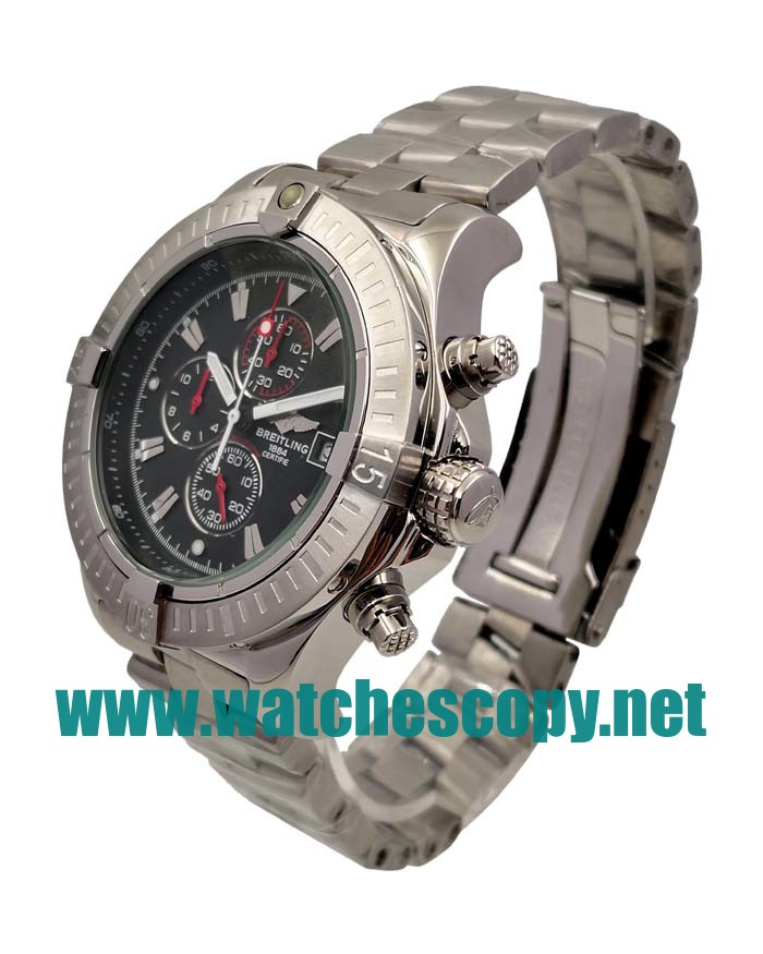 UK Luxury Breitling Avenger A13370 Replica Watches With Black Dials For Men